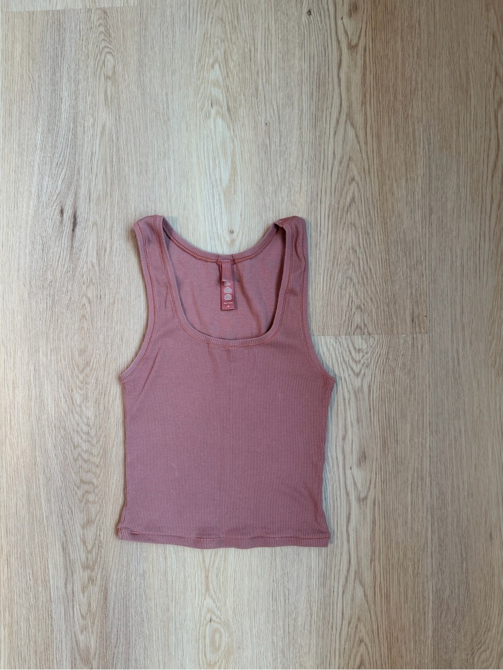 SKIMS Ribbed Tank Top - Dusty Rose